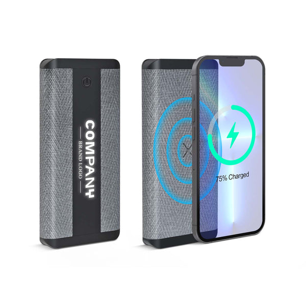 Portable Charger Battery Powerbank 10000mah with Led logo ，Wireless Power Bank 10000mah